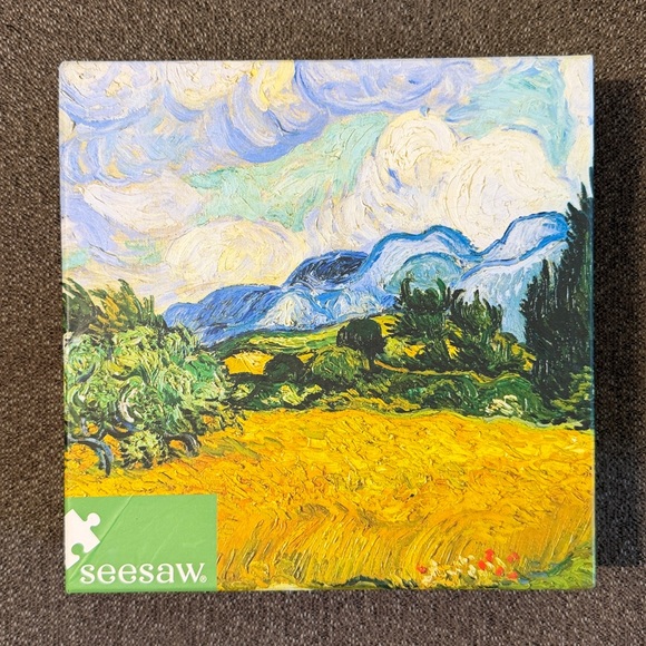 Seesaw Puzzle Vincent van Gogh Wheat Fields with Cypresses, Bedroom In Arles NWT - Picture 2 of 7